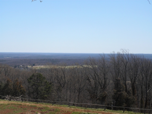 Overlooking the Monticello Plantation